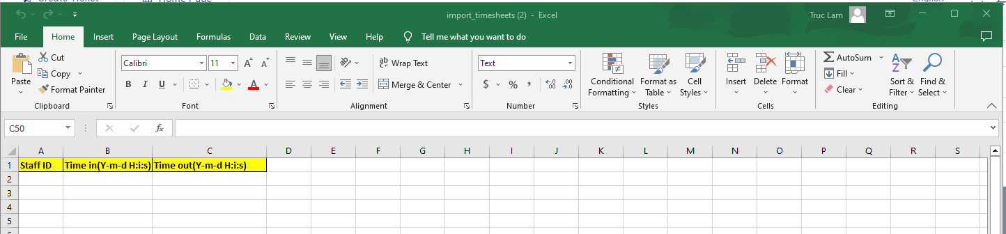 وارد کردن زمانبندیها از فایلهای CSV/Excel