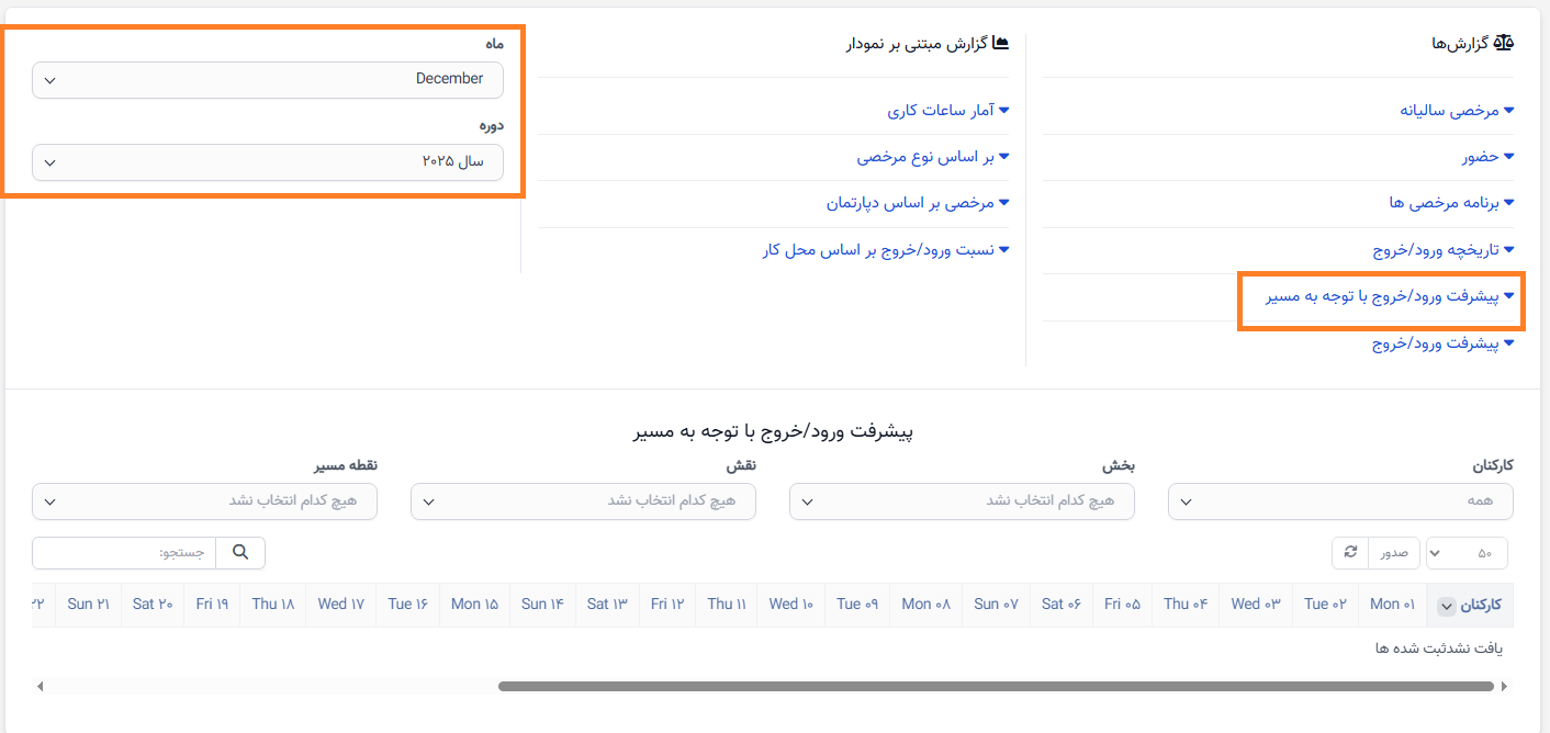 گزارش ساعت کاری و مرخصی (قسمت ۲)