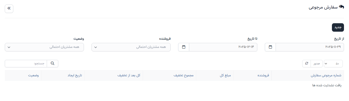 Create Order Return